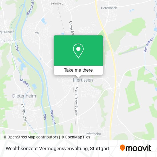 Wealthkonzept Vermögensverwaltung map