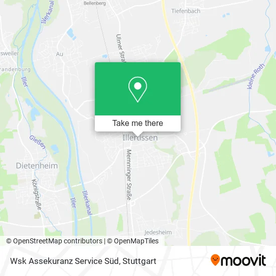 Карта Wsk Assekuranz Service Süd