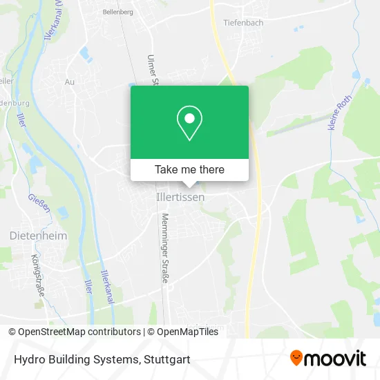 Hydro Building Systems map