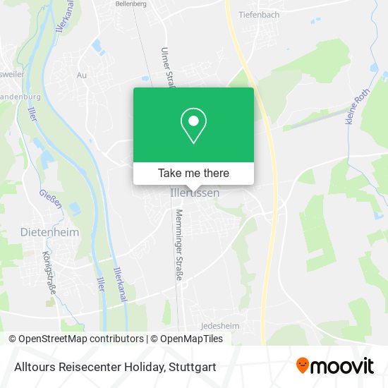 Карта Alltours Reisecenter Holiday