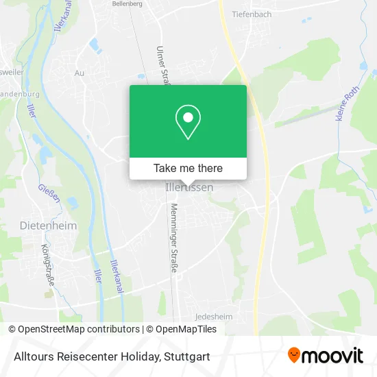 Карта Alltours Reisecenter Holiday