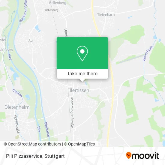 Карта Pili Pizzaservice