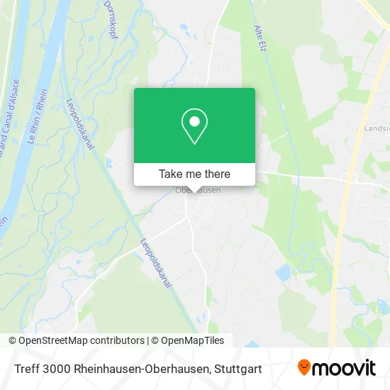 Карта Treff 3000 Rheinhausen-Oberhausen
