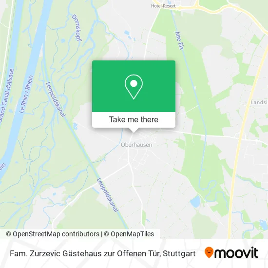 Карта Fam. Zurzevic Gästehaus zur Offenen Tür