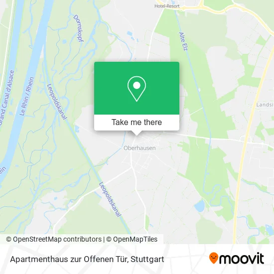 Карта Apartmenthaus zur Offenen Tür