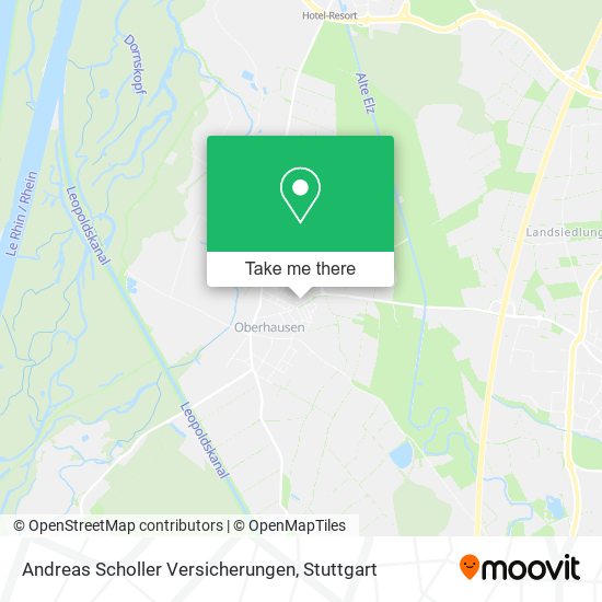 Andreas Scholler Versicherungen map
