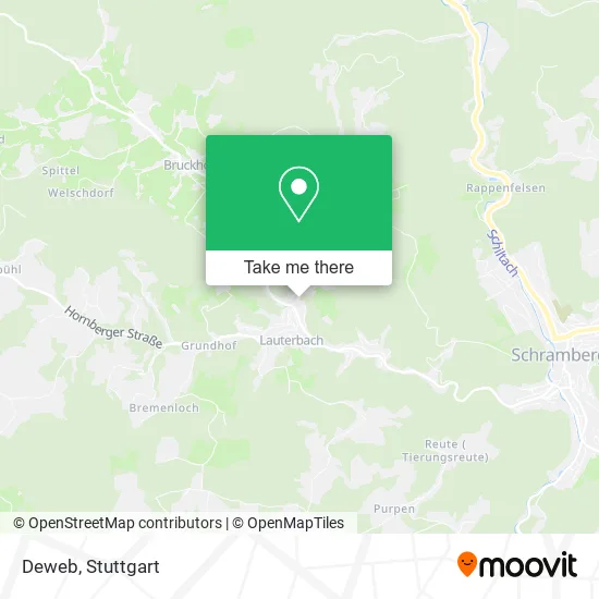 Карта Deweb