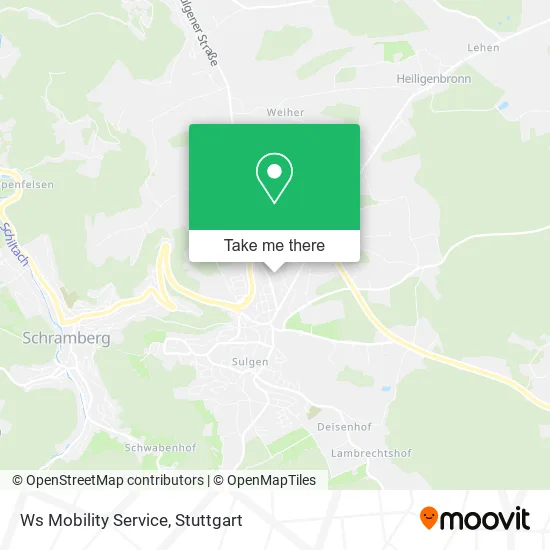 Ws Mobility Service map