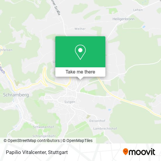 Papilio Vitalcenter map