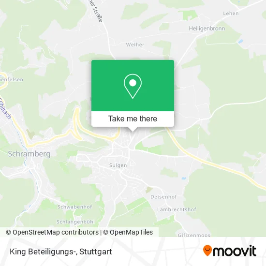 Карта King Beteiligungs-