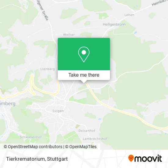 Tierkrematorium map