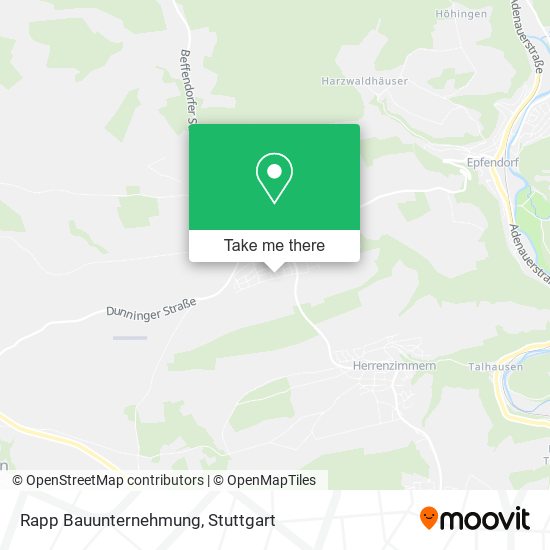 Rapp Bauunternehmung map