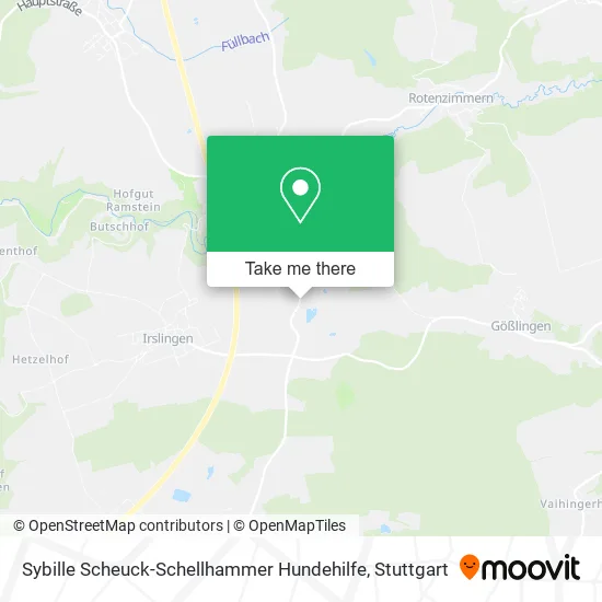 Карта Sybille Scheuck-Schellhammer Hundehilfe