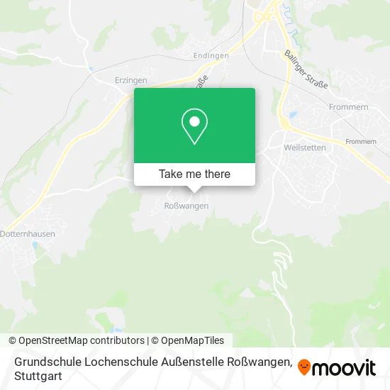 Карта Grundschule Lochenschule Außenstelle Roßwangen