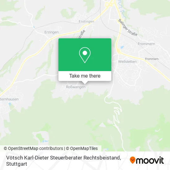 Карта Vötsch Karl-Dieter Steuerberater Rechtsbeistand