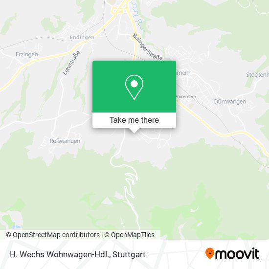 H. Wechs Wohnwagen-Hdl. map