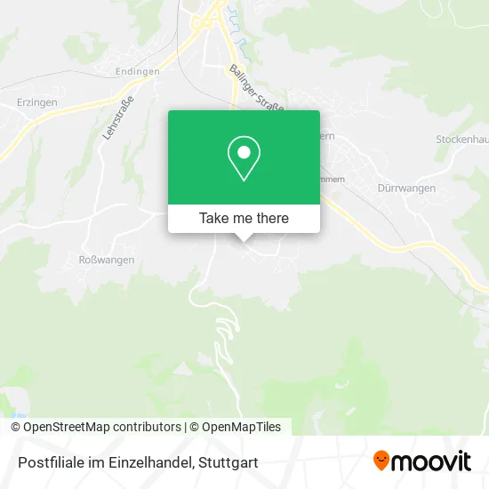 Карта Postfiliale im Einzelhandel