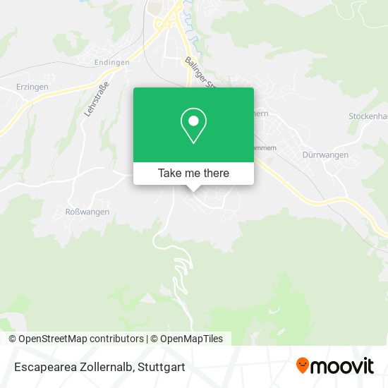 Escapearea Zollernalb map