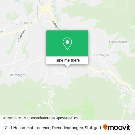 Карта Zhd-Hausmeisterservice, Dienstleistungen