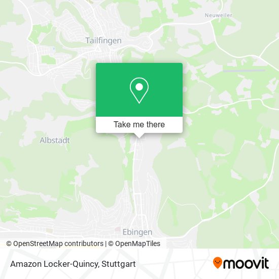 Карта Amazon Locker-Quincy