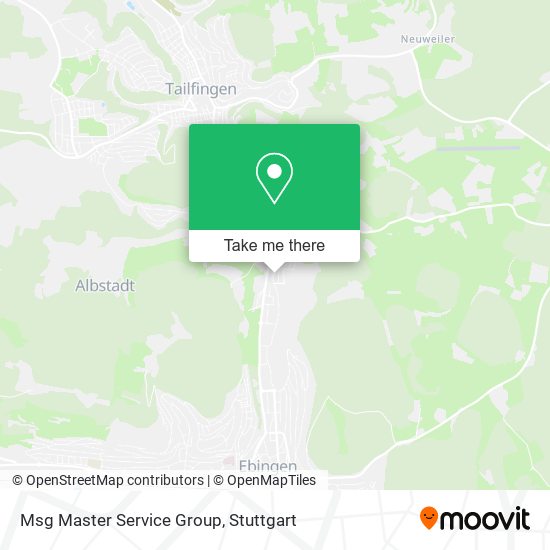Msg Master Service Group map