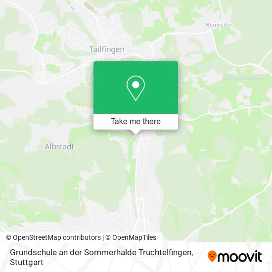 Карта Grundschule an der Sommerhalde Truchtelfingen
