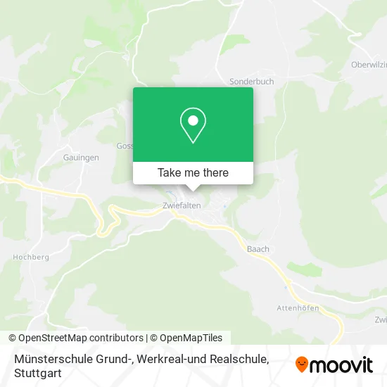 Карта Münsterschule Grund-, Werkreal-und Realschule