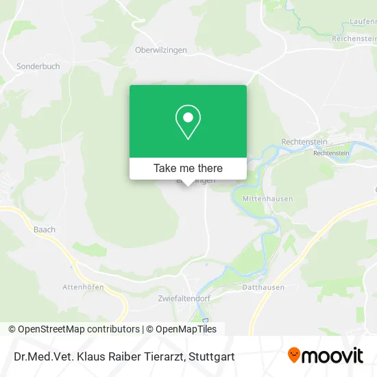 Карта Dr.Med.Vet. Klaus Raiber Tierarzt