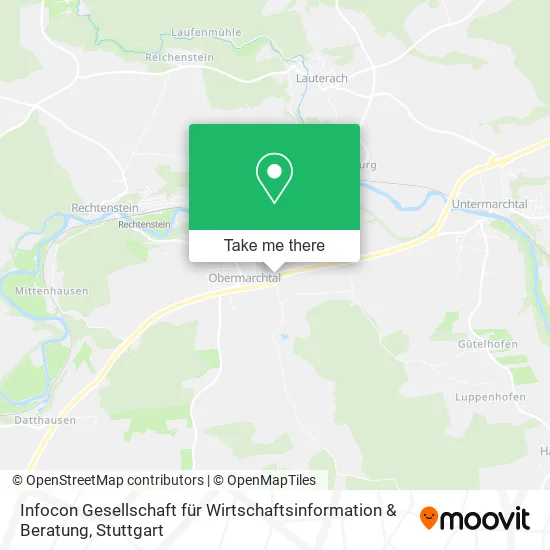 Карта Infocon Gesellschaft für Wirtschaftsinformation & Beratung