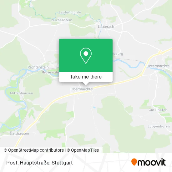 Карта Post, Hauptstraße