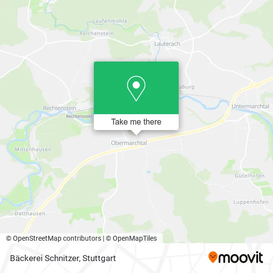 Карта Bäckerei Schnitzer