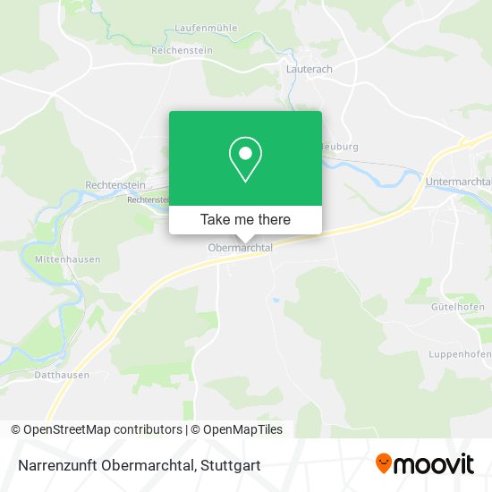 Narrenzunft Obermarchtal map