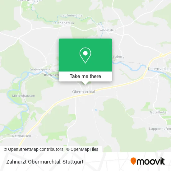 Карта Zahnarzt Obermarchtal