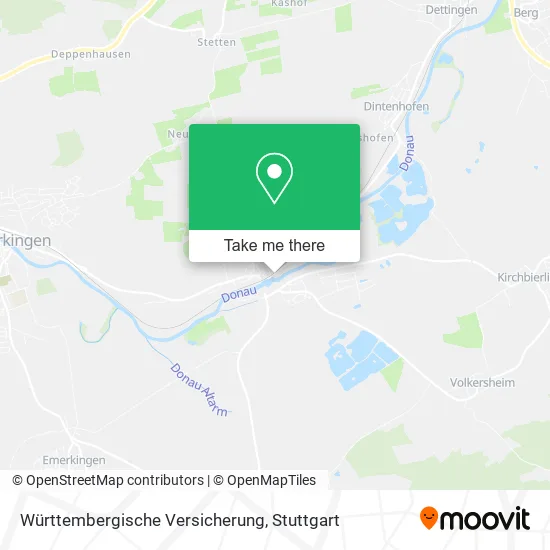 Карта Württembergische Versicherung