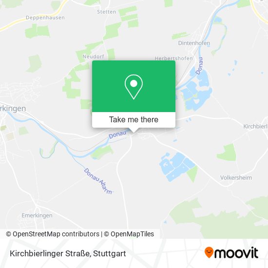 Карта Kirchbierlinger Straße