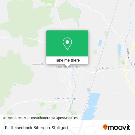 Raiffeisenbank Biberach map