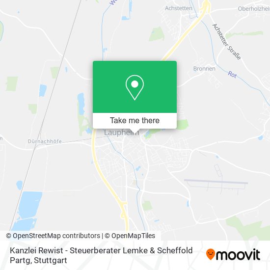 Карта Kanzlei Rewist - Steuerberater Lemke & Scheffold Partg