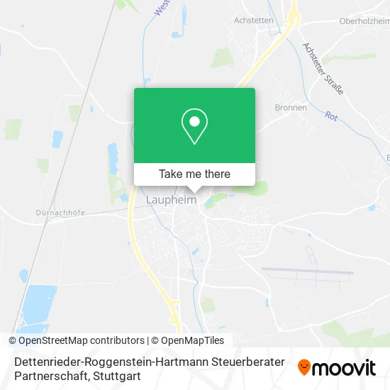 Карта Dettenrieder-Roggenstein-Hartmann Steuerberater Partnerschaft