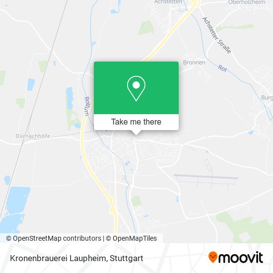 Kronenbrauerei Laupheim map