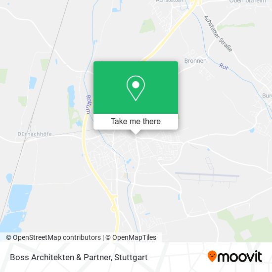 Boss Architekten & Partner map