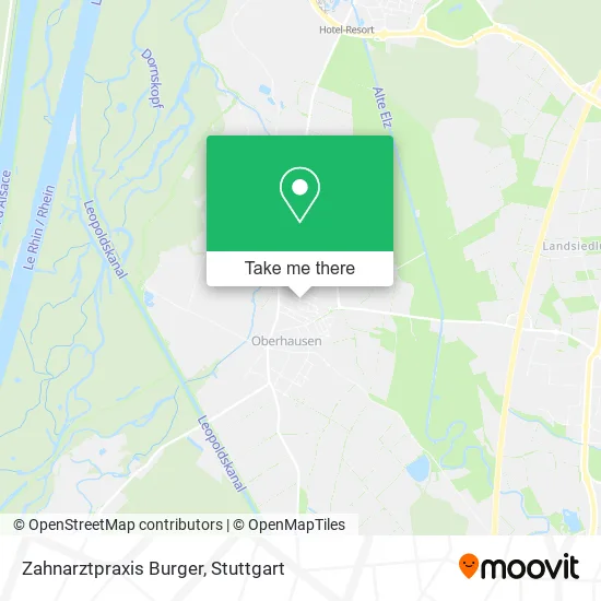 Карта Zahnarztpraxis Burger