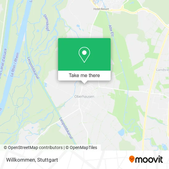 Карта Willkommen