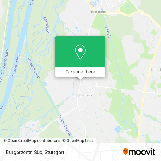 Карта Bürgerzentr. Süd