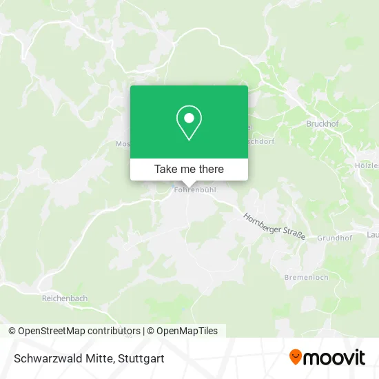 Карта Schwarzwald Mitte