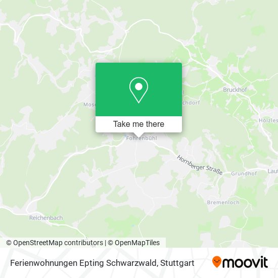 Карта Ferienwohnungen Epting Schwarzwald
