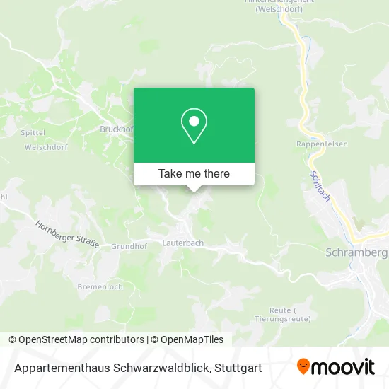 Карта Appartementhaus Schwarzwaldblick
