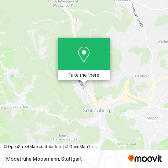 Карта Modetruhe Moosmann