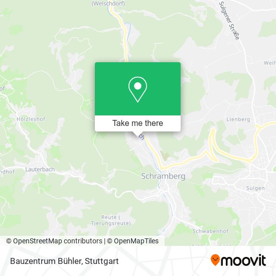 Bauzentrum Bühler map