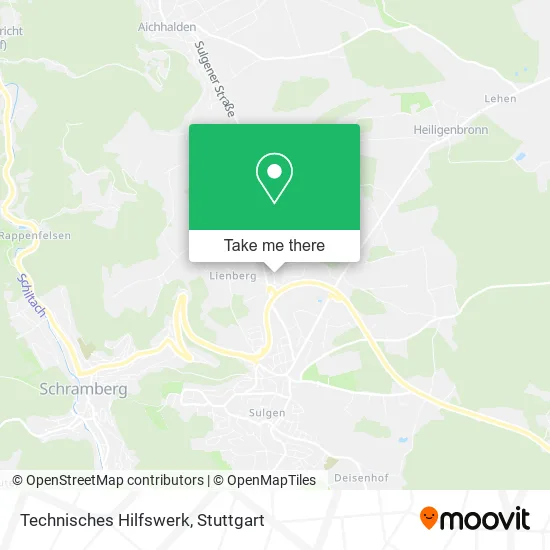 Карта Technisches Hilfswerk