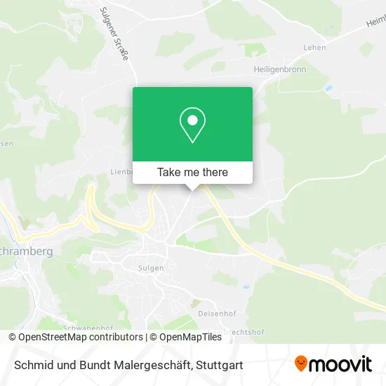 Карта Schmid und Bundt Malergeschäft